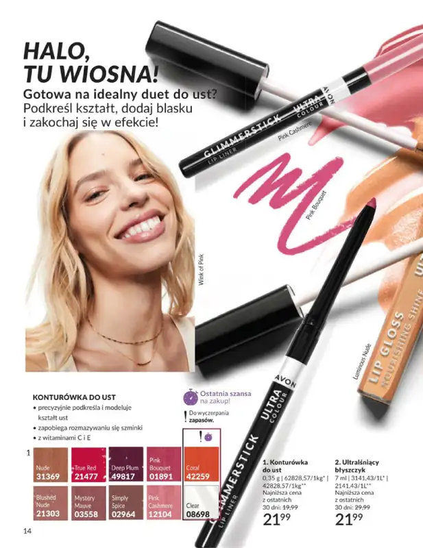 AVON - gazetka promocyjna Katalog Kwiecień 2026 od czwartku 02.04 do czwartku 30.04 - strona 14