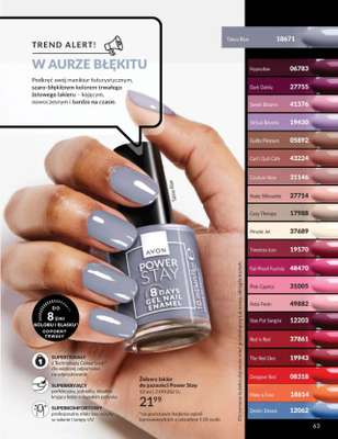 Żelowy lakier do paznokci Power Stay Taboo Blue