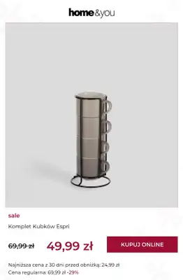 home&you - gazetka promocyjna SALE: kuchnia i jadalnia od czwartku 02.04 do piątku 10.04 - strona 10