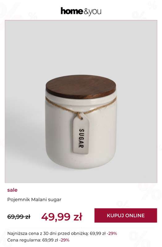 home&you - gazetka promocyjna SALE: kuchnia i jadalnia od czwartku 02.04 do piątku 10.04 - strona 7