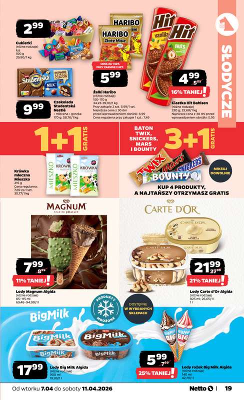 Netto - gazetka promocyjna Gazetka Spożywcza od wtorku 07.04 do soboty 11.04 - strona 19