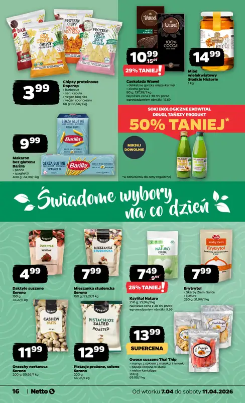 Netto - gazetka promocyjna Gazetka Spożywcza od wtorku 07.04 do soboty 11.04 - strona 16