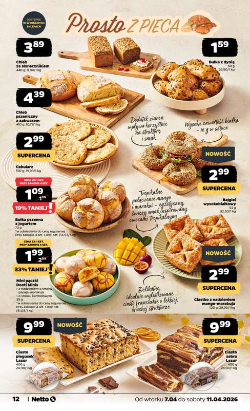 Netto - gazetka promocyjna Gazetka Spożywcza od wtorku 07.04 do soboty 11.04 - strona 12