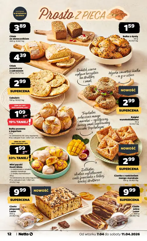 Netto - gazetka promocyjna Gazetka Spożywcza od wtorku 07.04 do soboty 11.04 - strona 12