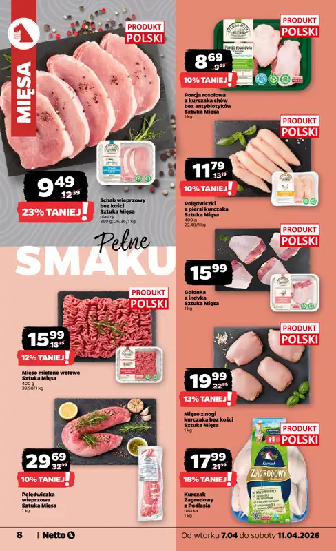 Netto - gazetka promocyjna Gazetka Spożywcza od wtorku 07.04 do soboty 11.04 - strona 8