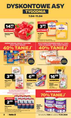Netto - gazetka promocyjna Gazetka Spożywcza od wtorku 07.04 do soboty 11.04 - strona 2