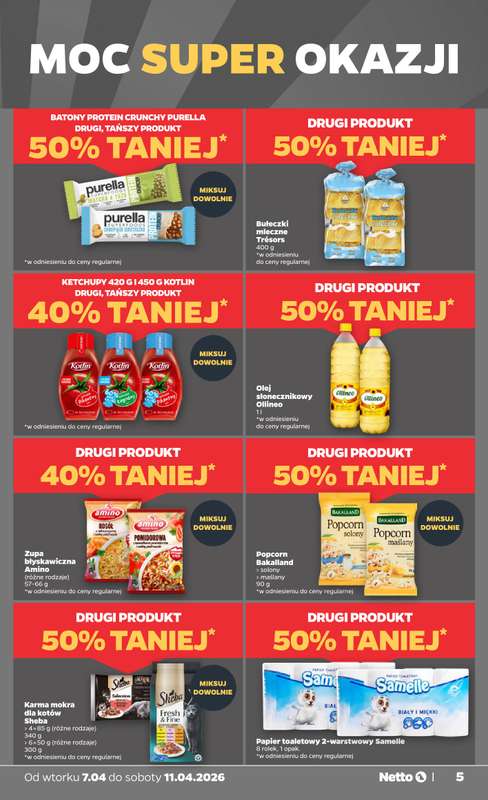 Netto - gazetka promocyjna Gazetka Spożywcza od wtorku 07.04 do soboty 11.04 - strona 5