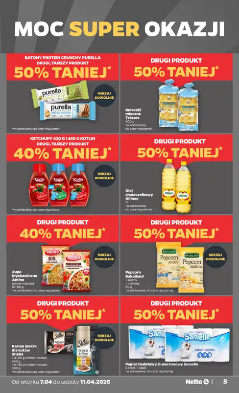 Netto - gazetka promocyjna Gazetka Spożywcza od wtorku 07.04 do soboty 11.04 - strona 5