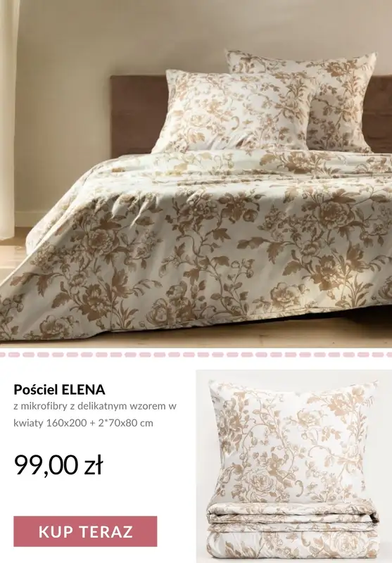 Homla - gazetka promocyjna Wiosenne pościele do Twojej sypialni od czwartku 02.04 do piątku 10.04 - strona 7