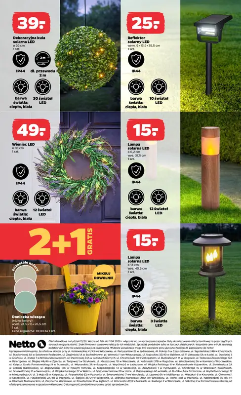 Netto - gazetka promocyjna Inspiracje tygodnia Netto  do soboty 11.04 - strona 3