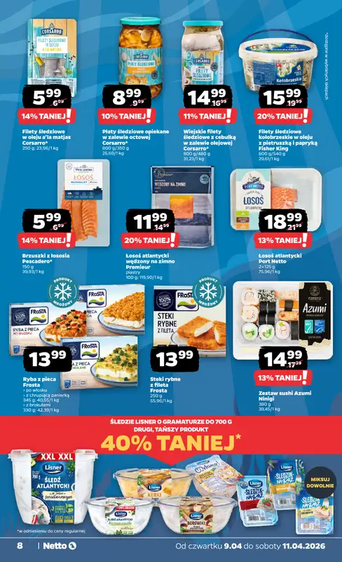 Netto - gazetka promocyjna Gazetka Spożywcza od czwartku 09.04 do soboty 11.04 - strona 8