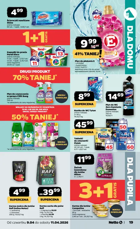 Netto - gazetka promocyjna Gazetka Spożywcza od czwartku 09.04 do soboty 11.04 - strona 19
