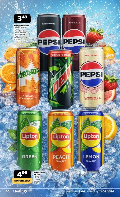 Netto - gazetka promocyjna Gazetka Spożywcza od czwartku 09.04 do soboty 11.04 - strona 16