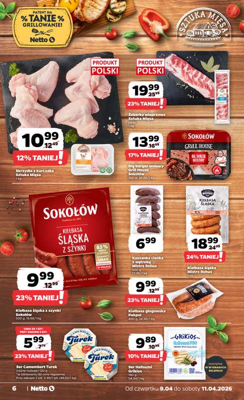 Netto - gazetka promocyjna Gazetka Spożywcza od czwartku 09.04 do soboty 11.04 - strona 6