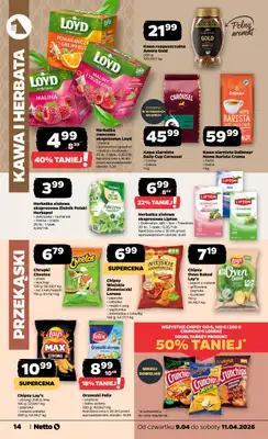 Netto - gazetka promocyjna Gazetka Spożywcza od czwartku 09.04 do soboty 11.04 - strona 14