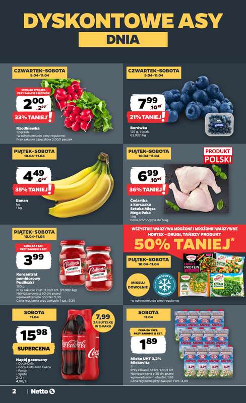 Netto - gazetka promocyjna Gazetka Spożywcza od czwartku 09.04 do soboty 11.04 - strona 2