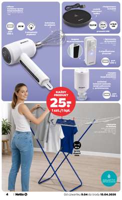 Netto - gazetka promocyjna Inspiracje tygodnia Netto  do środy 15.04 - strona 4