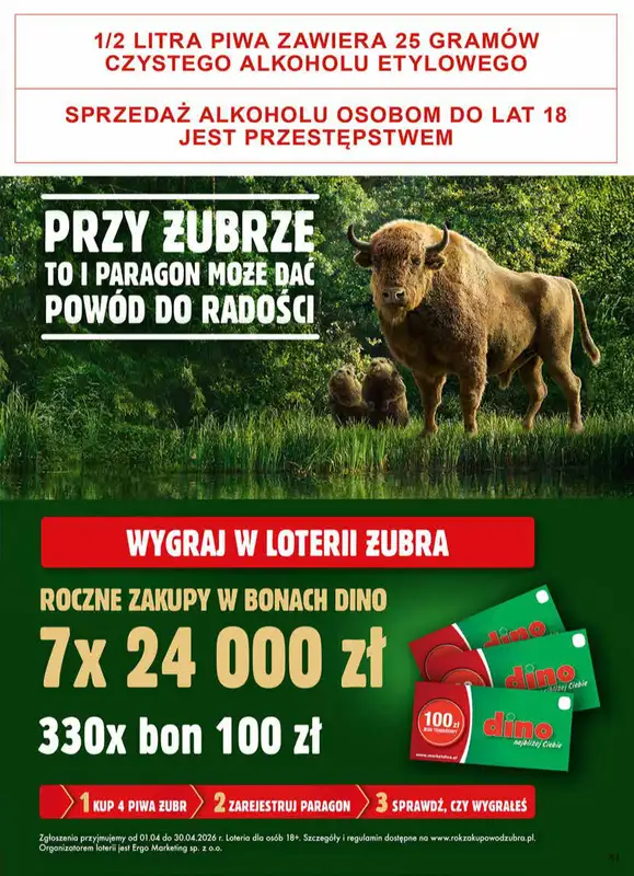 Dino - gazetka promocyjna Gazetka 14 / 2026 od środy 01.04 do wtorku 07.04 - strona 50