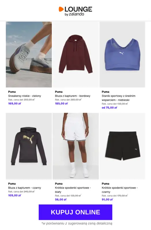 Lounge by Zalando - gazetka promocyjna Do -77% Puma sports od czwartku 02.04 do niedzieli 05.04 - strona 6