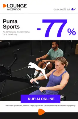 Lounge by Zalando - gazetka promocyjna Do -77% Puma sports od czwartku 02.04 do niedzieli 05.04
