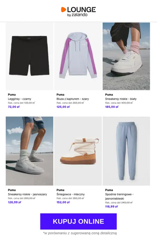 Lounge by Zalando - gazetka promocyjna Do -77% Puma sports od czwartku 02.04 do niedzieli 05.04 - strona 9