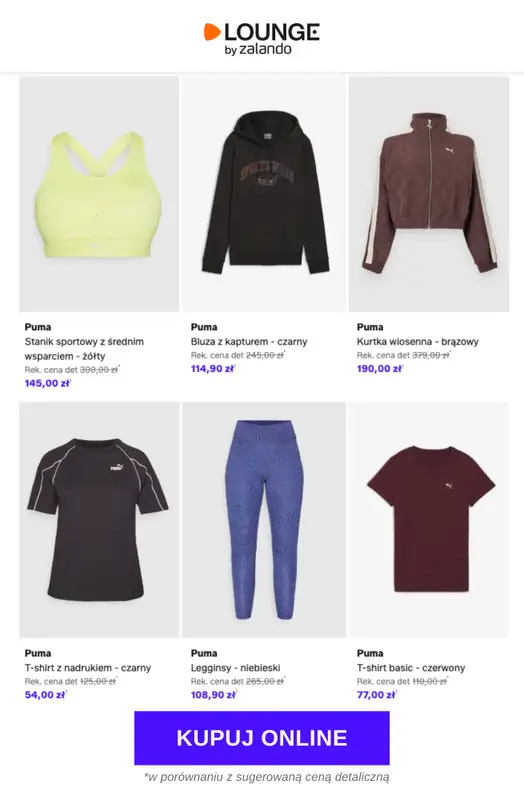 Lounge by Zalando - gazetka promocyjna Do -77% Puma sports od czwartku 02.04 do niedzieli 05.04 - strona 8