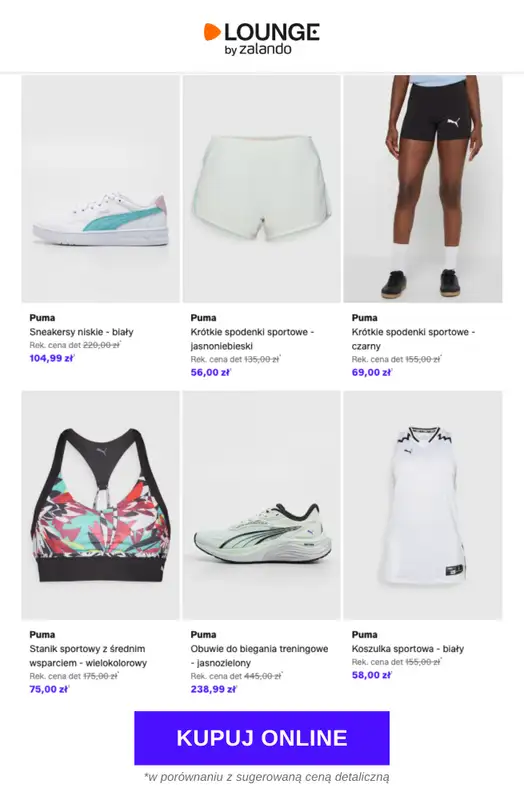Lounge by Zalando - gazetka promocyjna Do -77% Puma sports od czwartku 02.04 do niedzieli 05.04 - strona 4