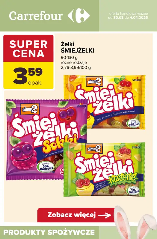 Carrefour - gazetka promocyjna Słodkie prezenty od ZAJĄCZKA od wtorku 31.03 do soboty 04.04 - strona 11