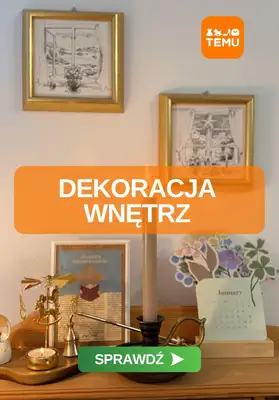 Temu - gazetka promocyjna Dekoracje wnętrz od czwartku 02.04 do czwartku 09.04