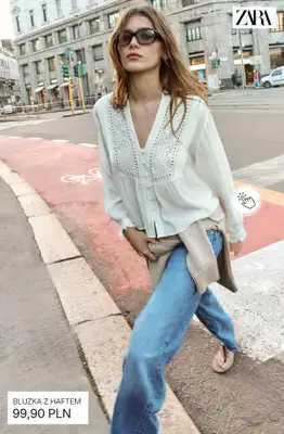 Zara - gazetka promocyjna Stylowe bluzki dla niej od czwartku 02.04  - strona 2