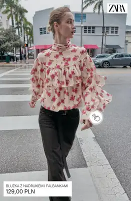 Zara - gazetka promocyjna Stylowe bluzki dla niej od czwartku 02.04  - strona 3