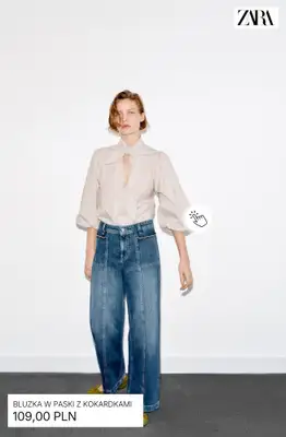 Zara - gazetka promocyjna Stylowe bluzki dla niej od czwartku 02.04  - strona 8