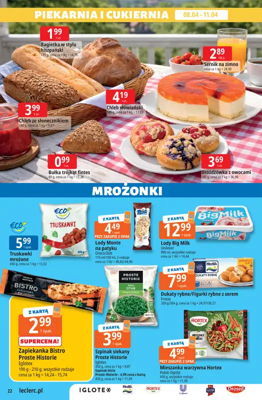 Leclerc - gazetka promocyjna Oferta E.Leclerc od środy 08.04 do soboty 18.04 - strona 22