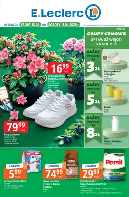 Leclerc - gazetka promocyjna Oferta E.Leclerc od środy 08.04 do soboty 18.04