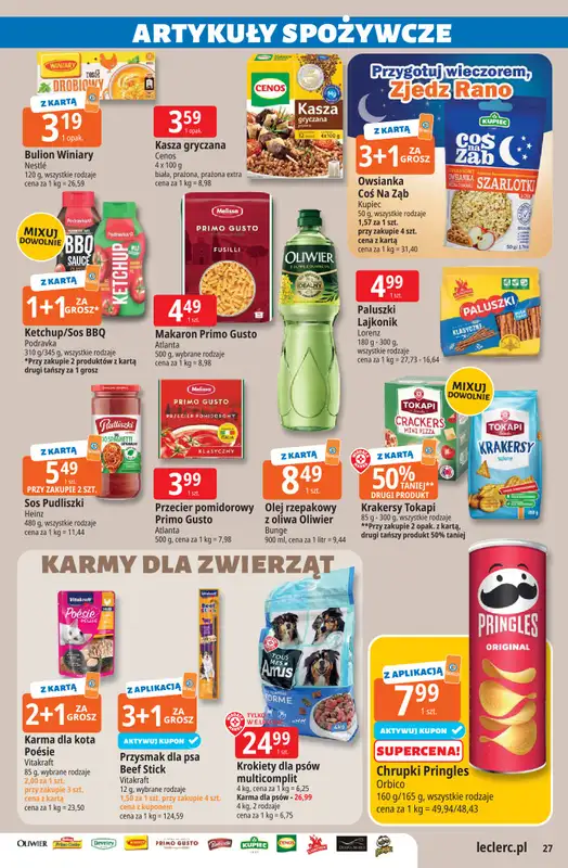 Leclerc - gazetka promocyjna Oferta E.Leclerc od środy 08.04 do soboty 18.04 - strona 27