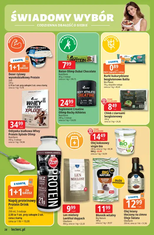 Leclerc - gazetka promocyjna Oferta E.Leclerc od środy 08.04 do soboty 18.04 - strona 28
