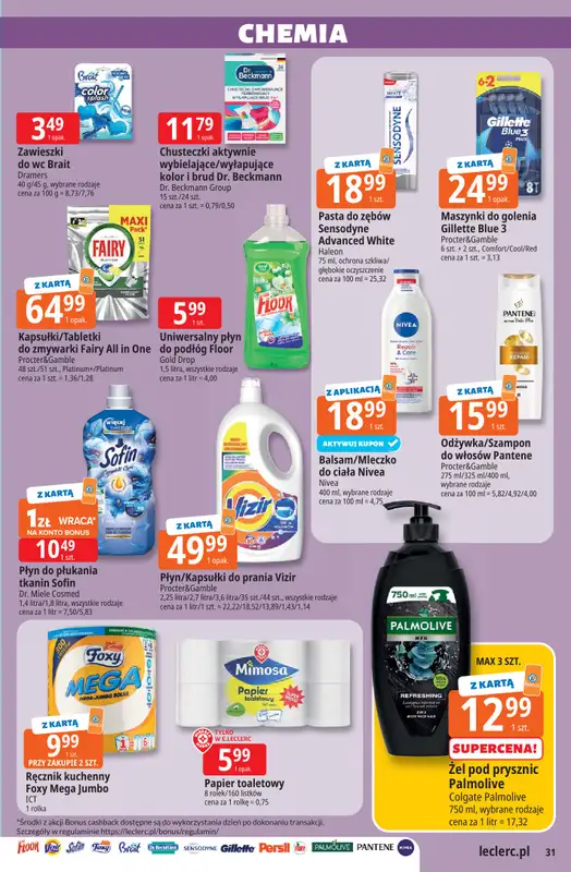 Leclerc - gazetka promocyjna Oferta E.Leclerc od środy 08.04 do soboty 18.04 - strona 31