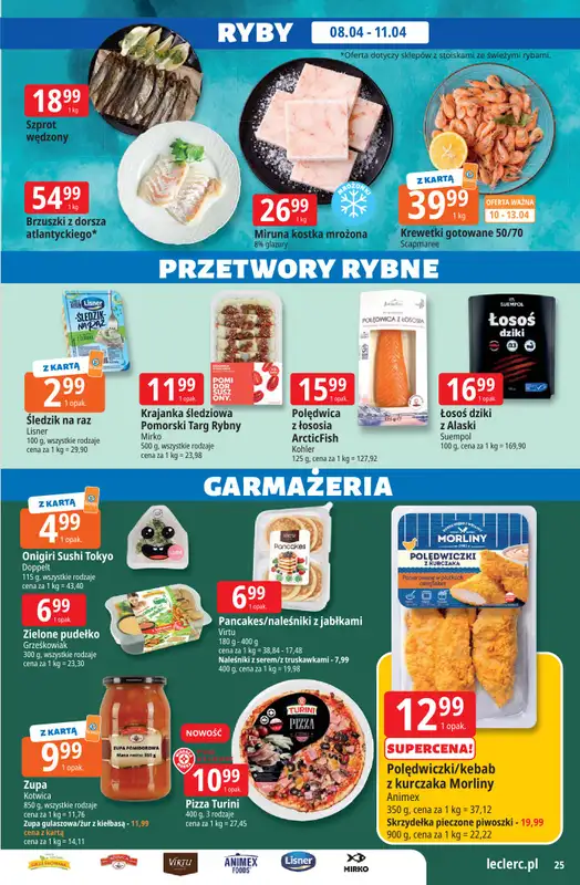 Leclerc - gazetka promocyjna Oferta E.Leclerc od środy 08.04 do soboty 18.04 - strona 25