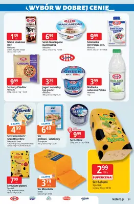 Leclerc - gazetka promocyjna Oferta E.Leclerc od środy 08.04 do soboty 18.04 - strona 21