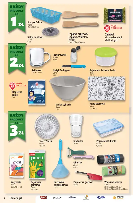 Leclerc - gazetka promocyjna Oferta E.Leclerc od środy 08.04 do soboty 18.04 - strona 2