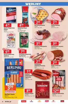 Leclerc - gazetka promocyjna Oferta E.Leclerc od środy 08.04 do soboty 18.04 - strona 24