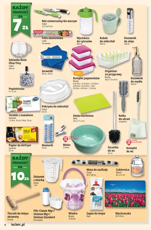 Leclerc - gazetka promocyjna Oferta E.Leclerc od środy 08.04 do soboty 18.04 - strona 4