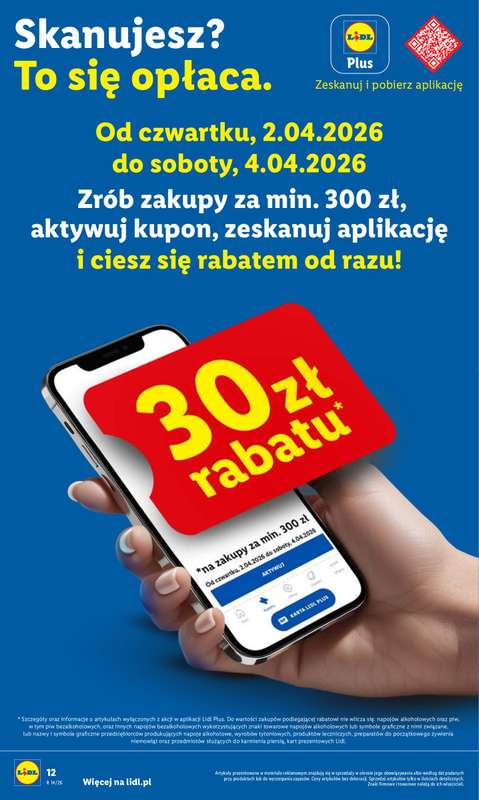Lidl - gazetka promocyjna Oferta od czwartku od czwartku 02.04 do soboty 04.04 - strona 12