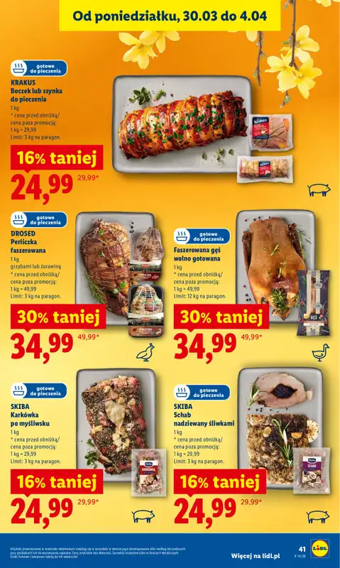 Lidl - gazetka promocyjna Oferta od czwartku od czwartku 02.04 do soboty 04.04 - strona 45