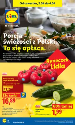 Lidl - gazetka promocyjna Oferta od czwartku od czwartku 02.04 do soboty 04.04 - strona 32
