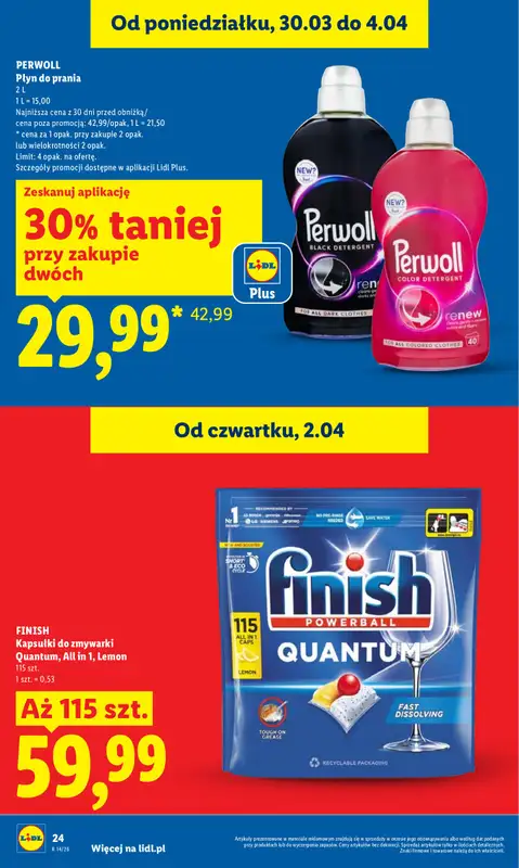 Lidl - gazetka promocyjna Oferta od czwartku od czwartku 02.04 do soboty 04.04 - strona 24