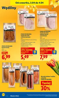 Lidl - gazetka promocyjna Oferta od czwartku od czwartku 02.04 do soboty 04.04 - strona 48