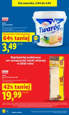 Lidl - gazetka promocyjna Oferta od czwartku od czwartku 02.04 do soboty 04.04 - strona 14