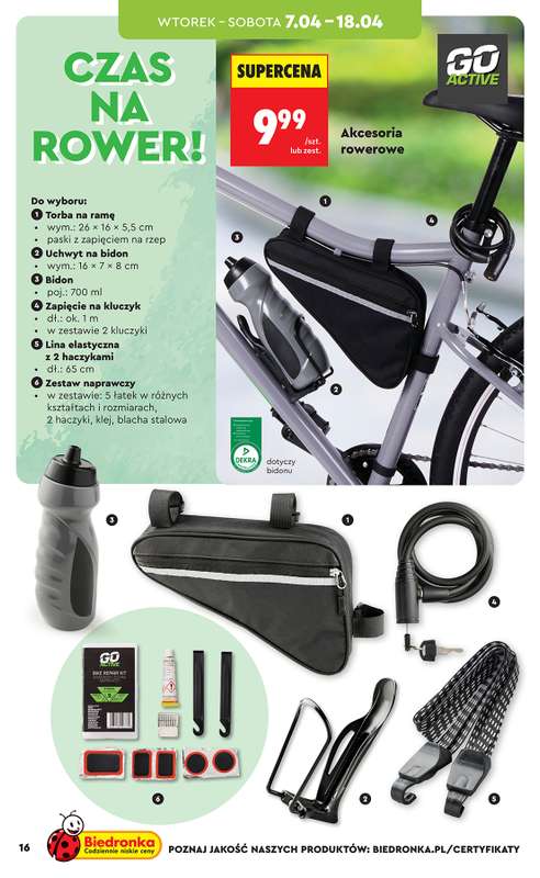 Biedronka - gazetka promocyjna Hity i inspiracje, od 07.04 od wtorku 07.04 do środy 22.04 - strona 16