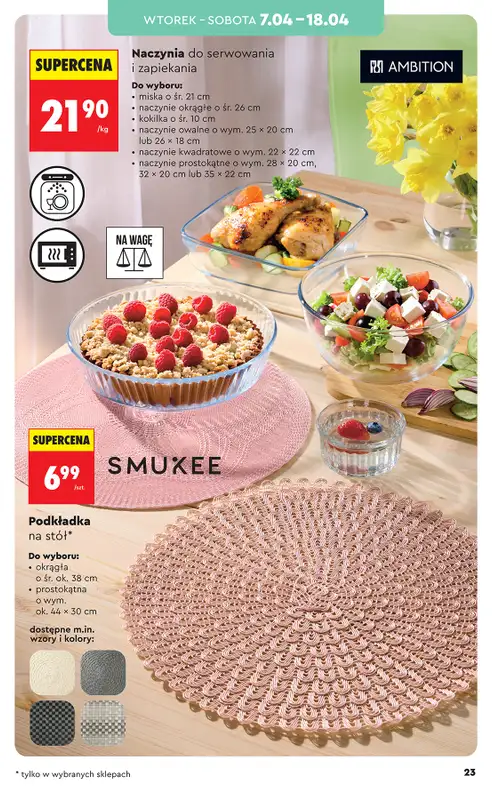 Biedronka - gazetka promocyjna Hity i inspiracje, od 07.04 od wtorku 07.04 do środy 22.04 - strona 23